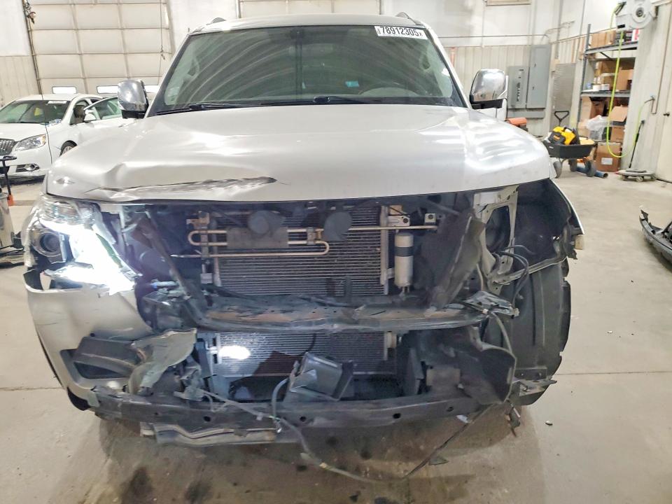 2019 Nissan Armada VIN JN8AY2NDXK9091852 COPART salvage auction — FRONT END, MO - SALVAGE CERTIFICATE OF TITLE, sold $7,200 on 2026-07-28 (photo 5)
