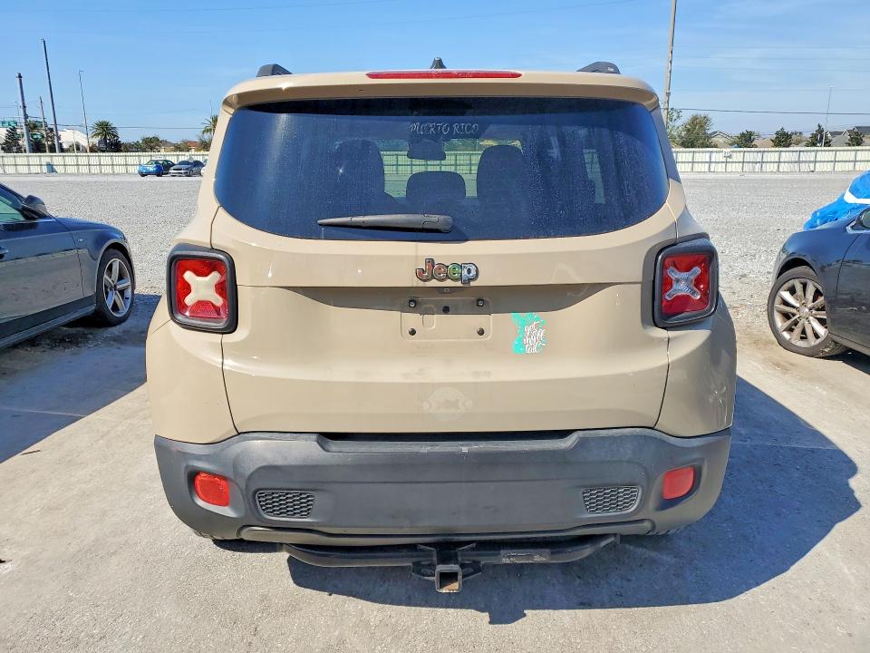 2015 Jeep Renegade VIN ZACCJABT2FPB37662 COPART salvage auction — SIDE, Fl - Cert Of Title Slvg Rebuildable, sold $1,600 on 2026-07-07 (photo 6)