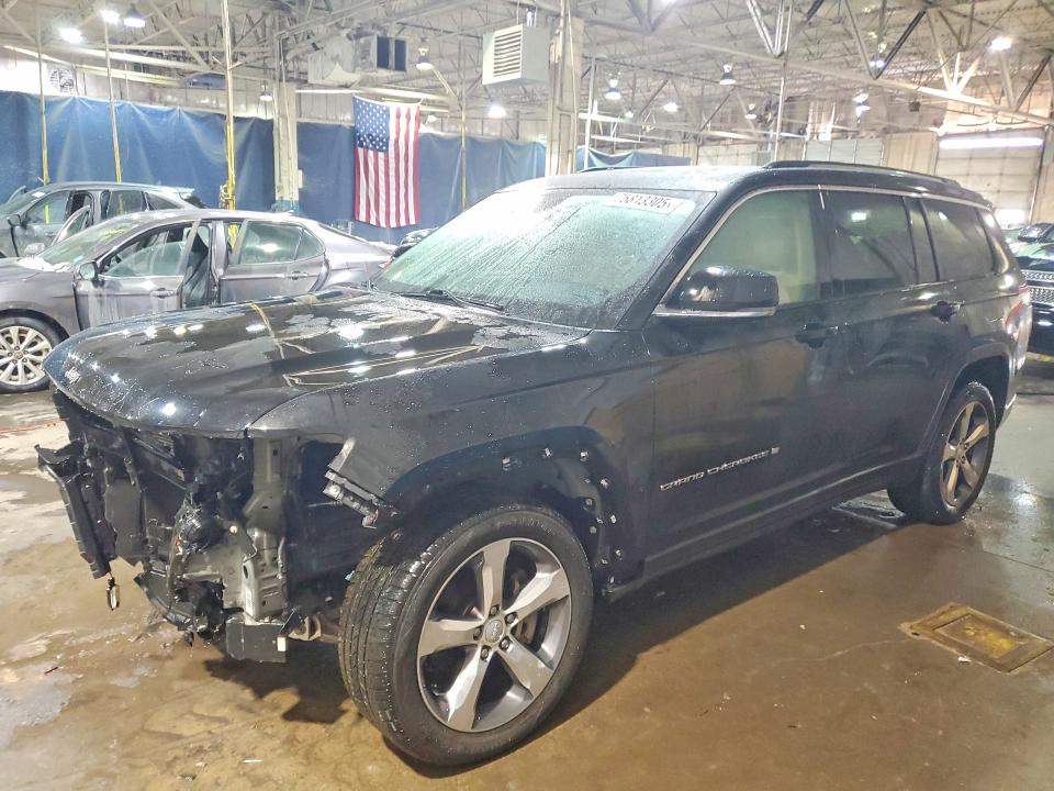 2021 Jeep Grand cherokee VIN 1C4RJKBG8M8108495 COPART salvage auction — FRONT END, Mi - Cert Of Title-Salvage Vehicle, sold $9,200 on 2026-07-07 (photo 1)