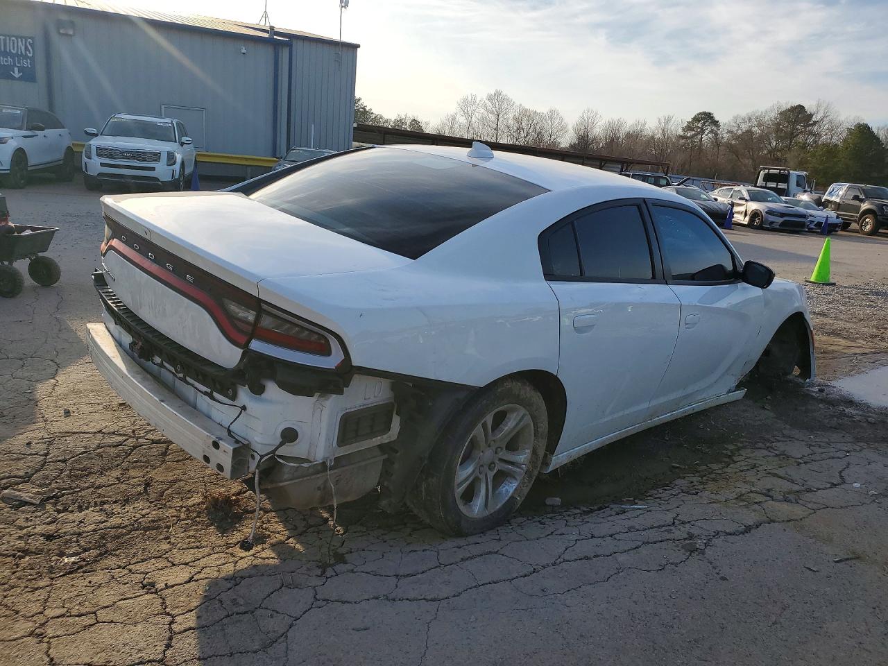 2023 Dodge Charger VIN 2C3CDXBG7PH659465 COPART salvage auction — Front End, MS - CERT OF TITLE-SALVAGED, sold $1,800 on 2026-07-06 (photo 3)