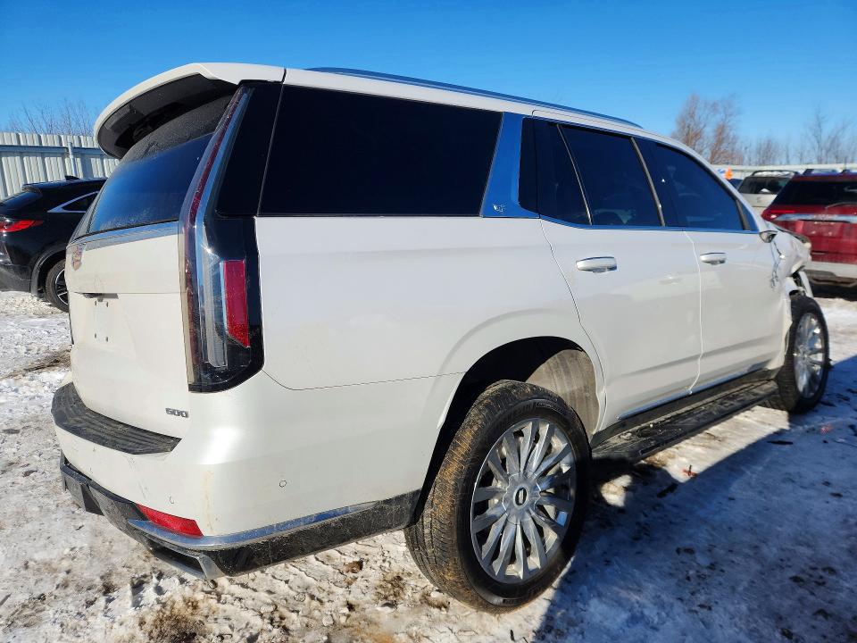 2021 Cadillac Escalade VIN 1GYS4BKLXMR310698 COPART salvage auction — Front End, MI - CERT OF TITLE-SALVAGE VEHICLE, sold $16,100 on 2026-02-26 (photo 3)