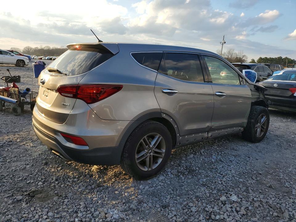 2018 Hyundai Santa fe VIN 5XYZT3LB4JG567840 COPART salvage auction — FRONT END, Al - Cert Of Title-Salvage Title, sold $100 on 2026-07-16 (photo 3)