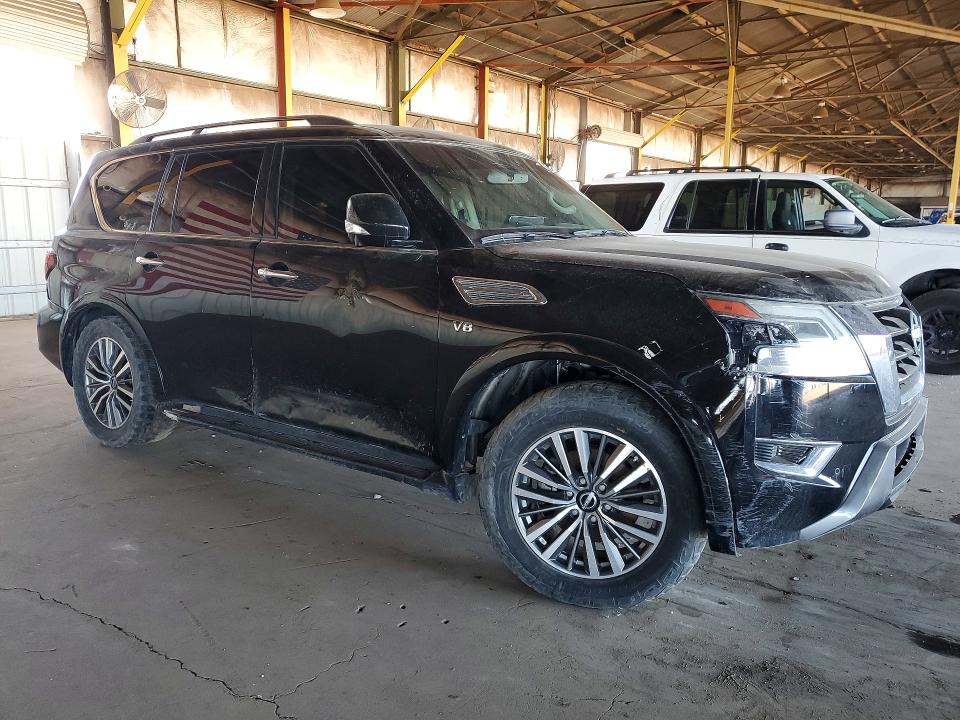 2021 Nissan Armada VIN JN8AY2BB4M9793378 COPART salvage auction — SIDE, Az - Cert Of Title - Salvage, sold $12,800 on 2026-07-28 (photo 4)