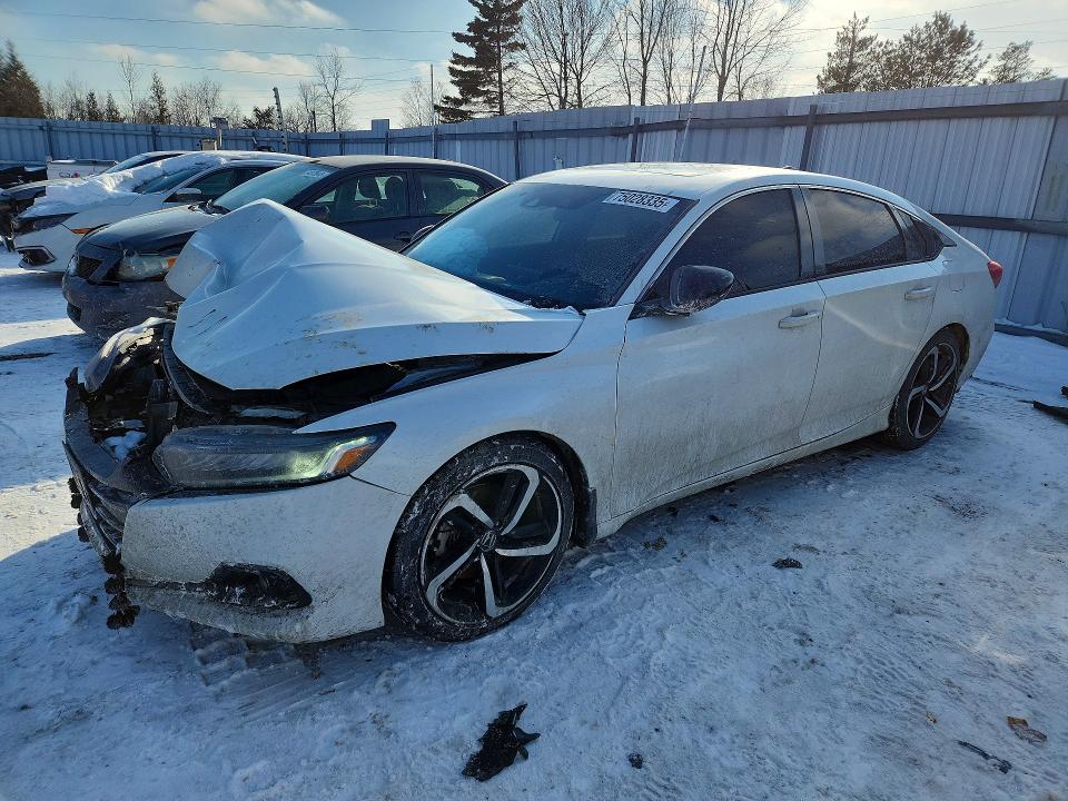 2022 Honda Accord VIN 1HGCV1F34NA802236 COPART salvage auction — FRONT END, Other, sold $250 on 2026-07-21 (photo 1)