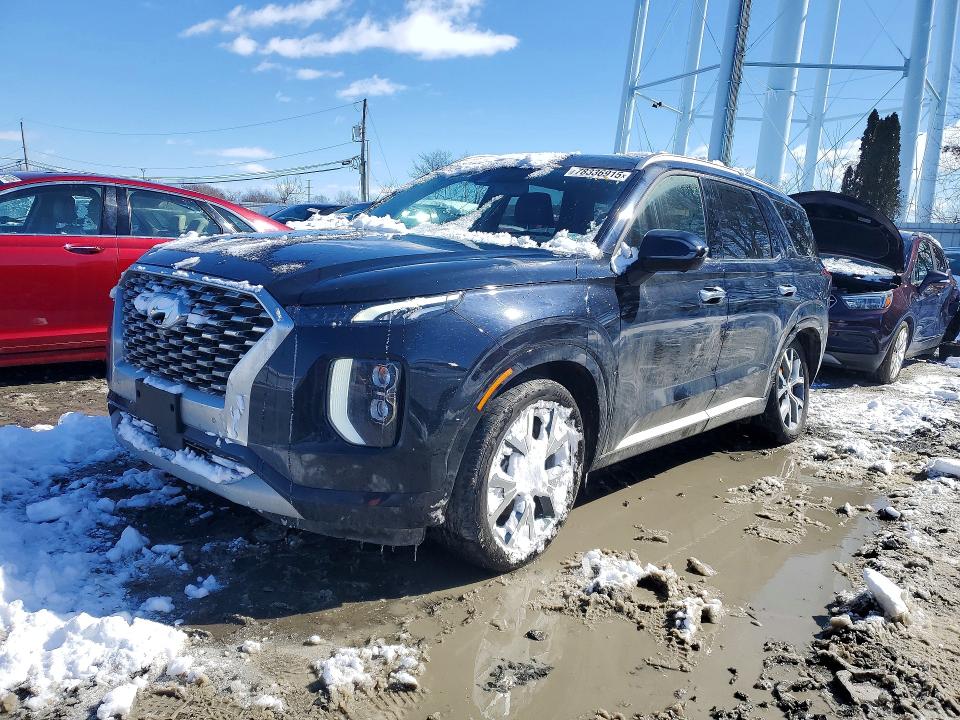 2021 Hyundai Palisade VIN KM8R5DHEXMU251750 — COPART salvage auction photo