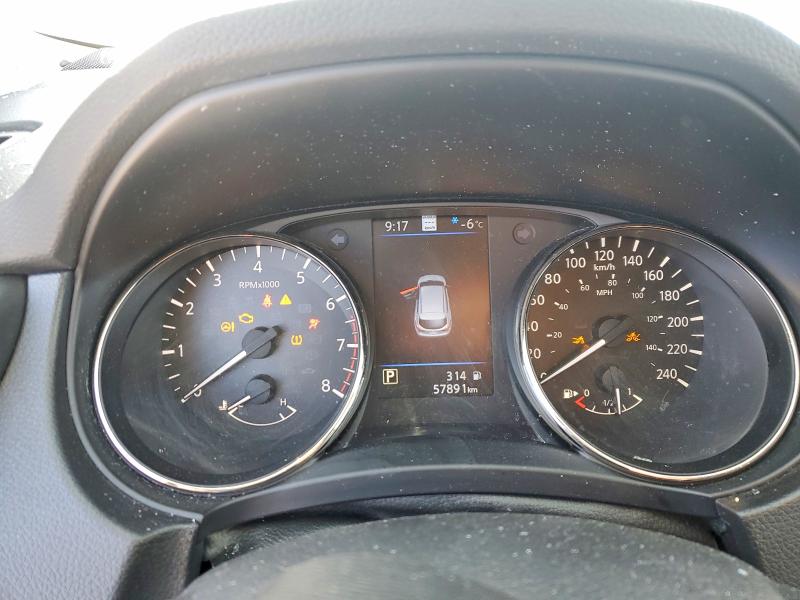 2021 Nissan Rogue sport VIN JN1BJ1BW8MW453043 COPART salvage auction — ROOF, On - Permit Salvage, sold $5,400 on 2026-07-21 (photo 9)