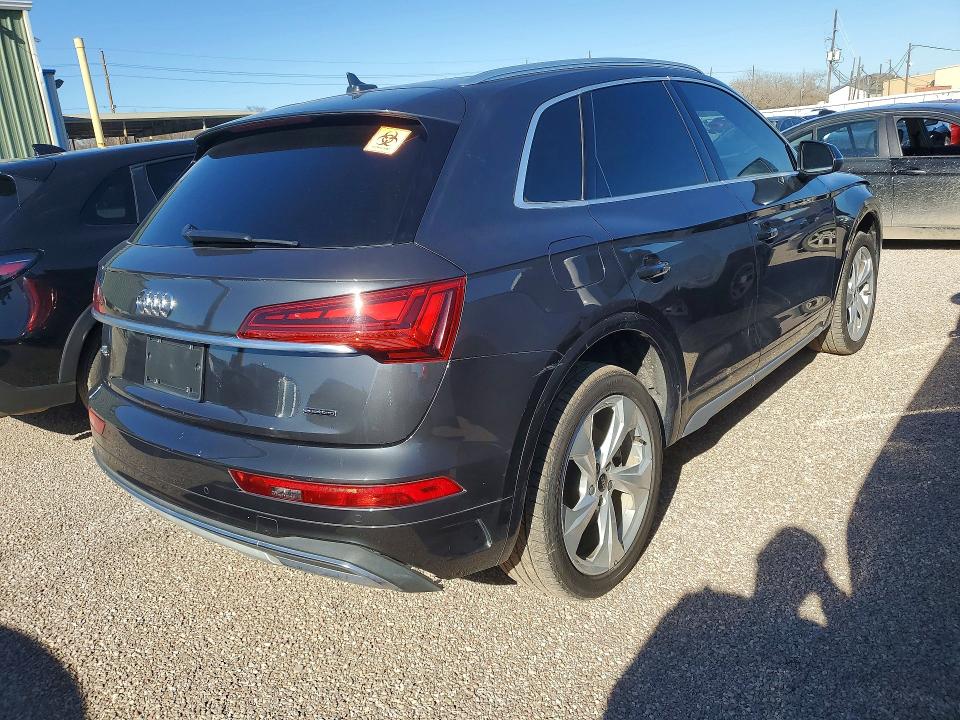 2021 Audi Q5 VIN WA1BAAFY4M2010205 COPART salvage auction — Minor Dent/Scratches, TX - CERTIFICATE OF TITLE, sold $10,700 on 2026-07-09 (photo 3)