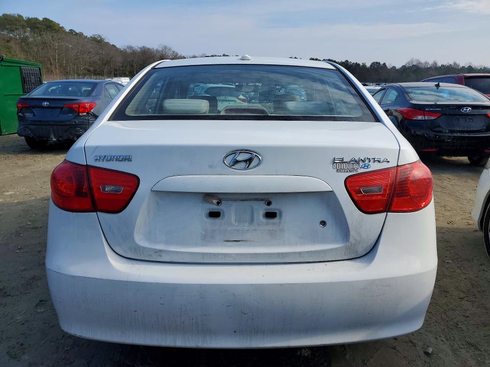 2008 Hyundai Elantra VIN KMHDU46D78U581617 COPART salvage auction — FRONT END, Md - Cert Of Salvage > 75% Damage, sold $450 on 2026-07-14 (photo 6)
