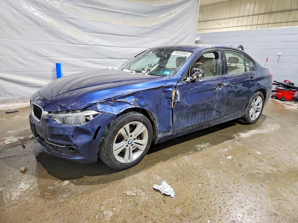 2016 BMW 3 series VIN WBA8E3G5XGNU05462 COPART salvage auction — FRONT END, Nh - Cert Of Title-Salvage, sold $1,400 on 2026-07-02 (photo 1)