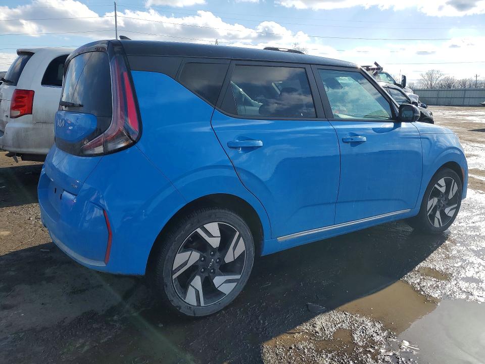 2024 Kia Soul VIN KNDJ53AUXR7220209 COPART salvage auction — FRONT END, Mi - Cert Of Title-Salvage Vehicle, sold $4,850 on 2026-07-07 (photo 3)