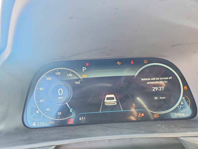 2023 Hyundai Sonata VIN KMHL44J21PA283288 COPART salvage auction — FRONT END, ID - SALVAGE CERTIFICATE OF TITLE, sold $6,300 on 2026-07-24 (photo 9)