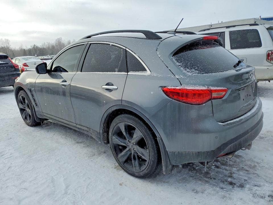 2015 Infiniti Qx70 VIN JN8CS1MW7FM483262 COPART salvage auction — FRONT END, Salvage Title, sold $2,550 on 2026-07-14 (photo 2)