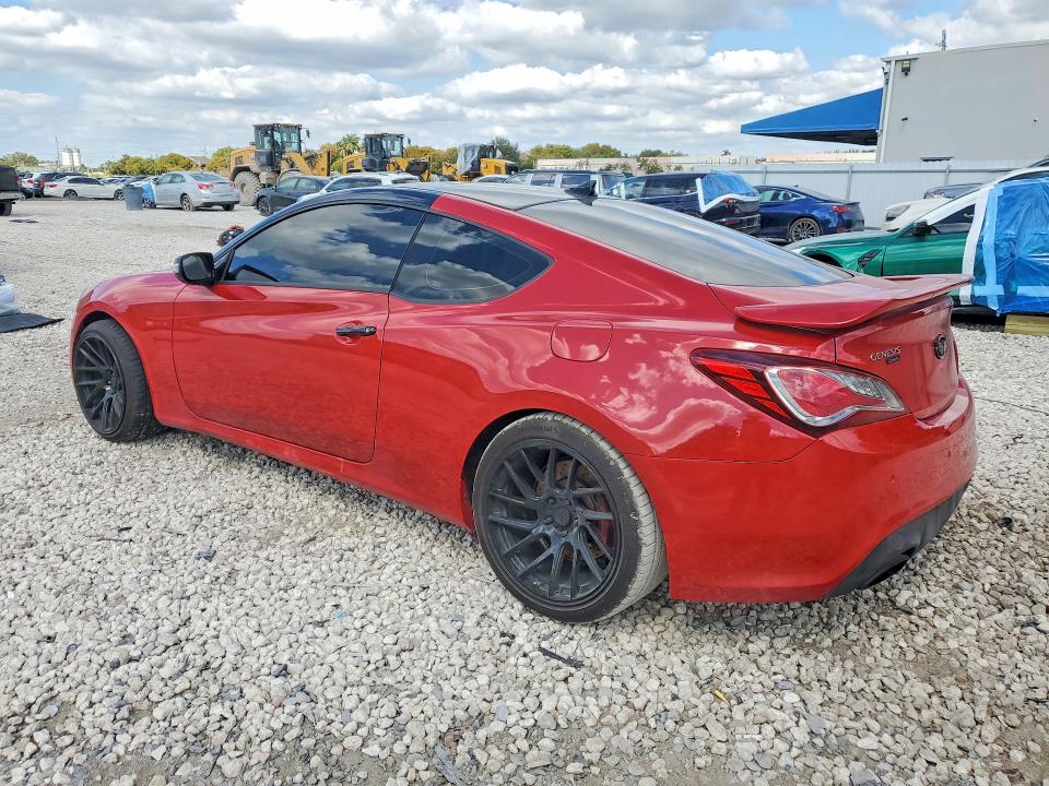 2015 Hyundai Genesis coupe VIN KMHHU6KJ7FU121864 COPART salvage auction — MINOR DENT/SCRATCHES, Fl - Cert Of Title Slvg Rebuildable, sold $1,600 on 2026-07-17 (photo 2)