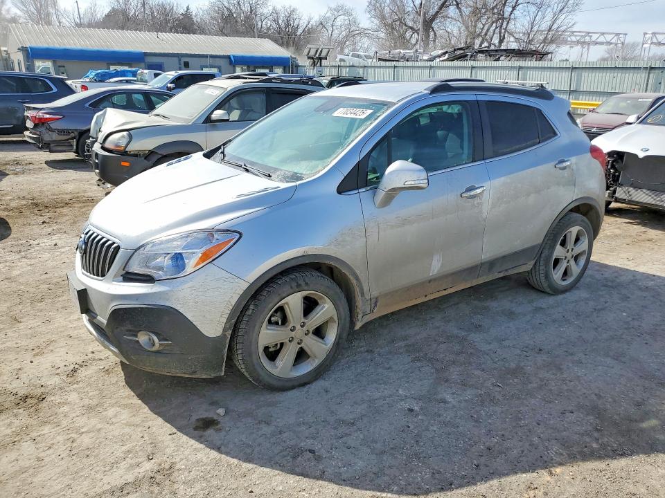 2015 Buick Encore VIN KL4CJBSB9FB041772 COPART salvage auction — FRONT END, Wv - Salvage Certificate, sold $1,400 on 2026-07-06 (photo 1)