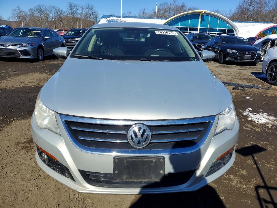 2010 Volkswagen Passat cc VIN WVWMN7AN9AE542434 COPART salvage auction — REAR END, Ct - Cert Of Title-Parts Only Salva, sold $475 on 2026-07-09 (photo 5)