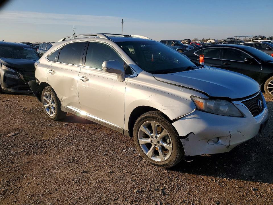 2010 Lexus Rx 350 VIN 2T2ZK1BAXAC035421 COPART salvage auction — FRONT END, Tx - Salvage Vehicle Title, sold $5,000 on 2026-07-02 (photo 4)