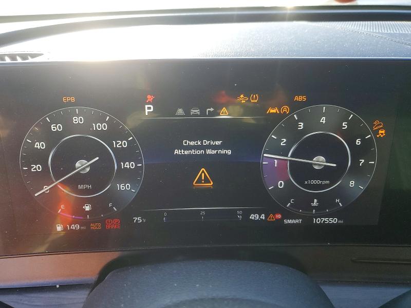 2023 Kia Sportage VIN 5XYK7CAF6PG025773 COPART salvage auction — FRONT END, Il - Salvage Certificate, sold $6,200 on 2026-07-22 (photo 9)
