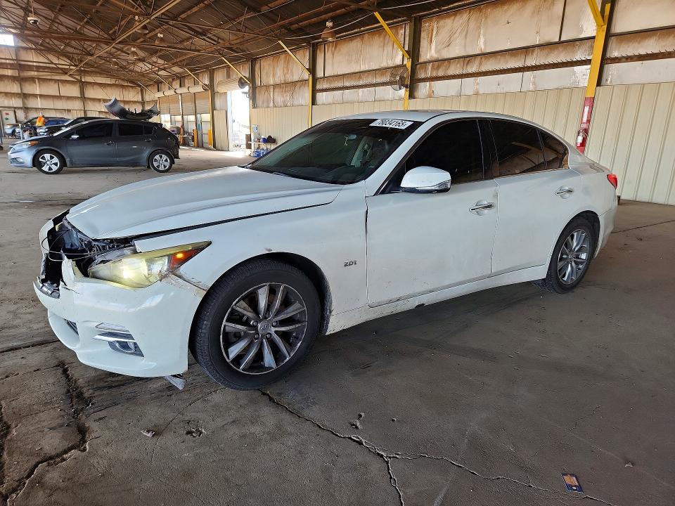 2017 Infiniti Q50 VIN JN1CV7AP8HM642427 COPART salvage auction — FRONT END, Salvage Title, sold $1,450 on 2026-08-03 (photo 1)