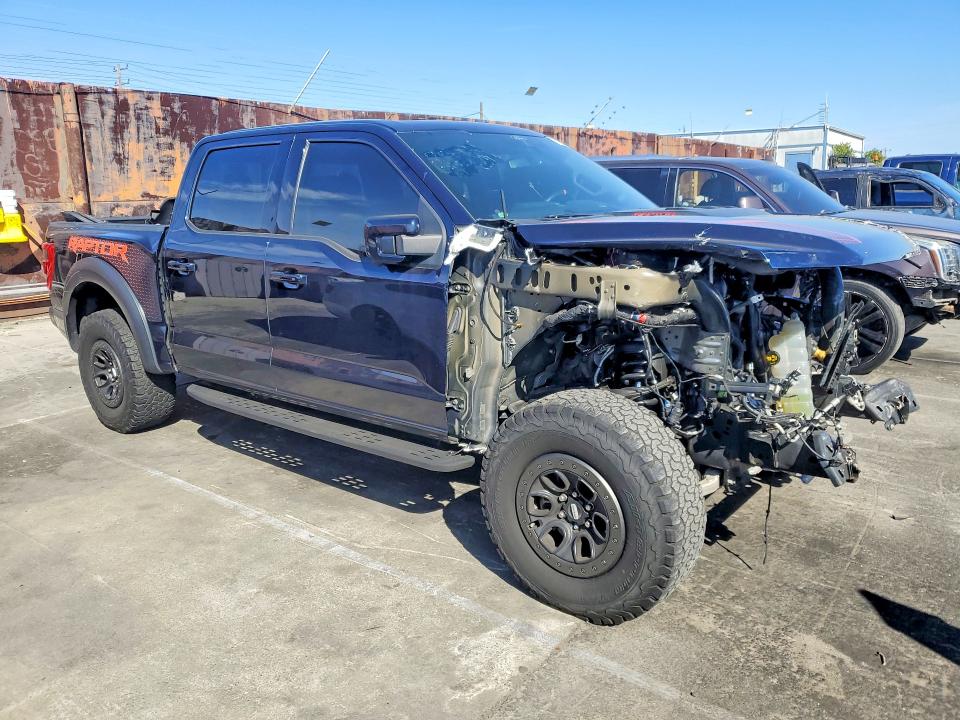 2022 Ford F-150 VIN 1FTFW1RG3NFA87010 COPART salvage auction — FRONT END, CA - SALVAGE CERTIFICATE, sold $9,200 on 2026-07-29 (photo 4)