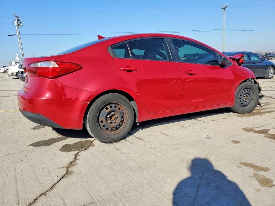 2016 Kia Forte VIN KNAFK4A60G5564336 COPART salvage auction — FRONT END, Tn - Salvage Certificate, sold $500 on 2026-07-27 (photo 3)
