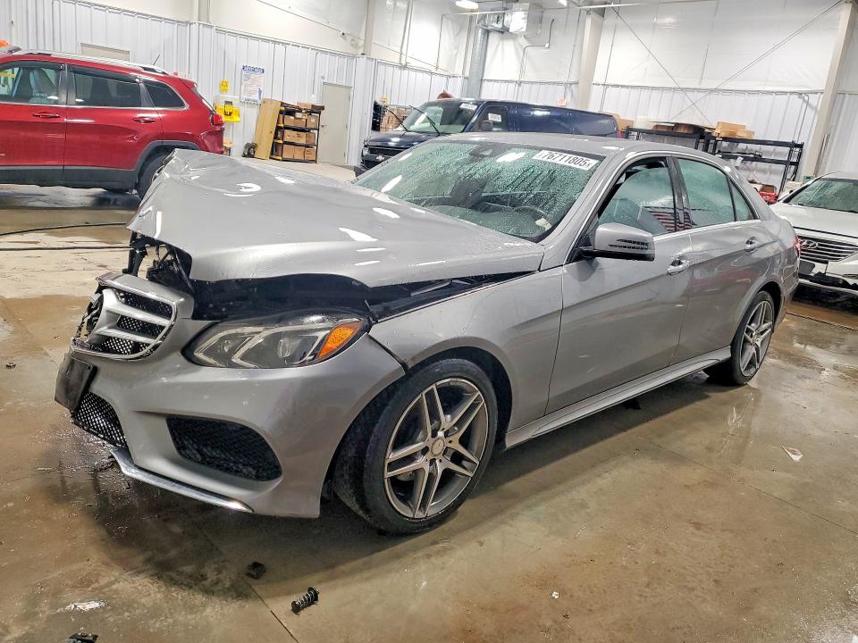 2015 Mercedes-benz E-class VIN WDDHF8JB0FB144313 COPART salvage auction — FRONT END, MI - CERTIFICATE OF TITLE, sold $750 on 2026-08-20 (photo 1)