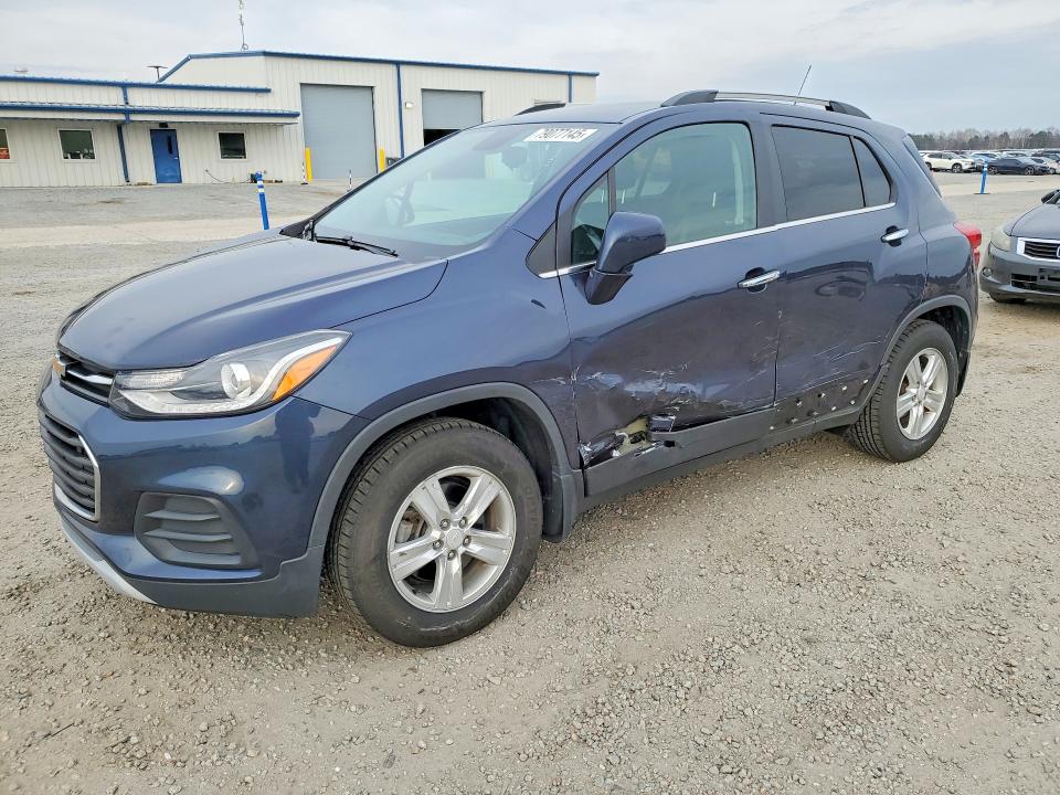 2019 Chevrolet Trax VIN 3GNCJPSBXKL295915 COPART salvage auction — SIDE, Nc - Unregisterable Cert Of Title, sold $2,050 on 2026-07-09 (photo 1)