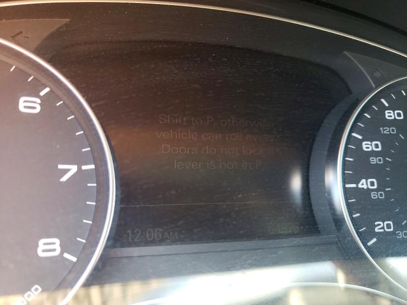2014 Audi A6 VIN WAUGFAFC4EN079930 COPART salvage auction — MECHANICAL, Ca - Cert Of Title Or Salvage Acq, sold $1,300 on 2026-07-08 (photo 9)