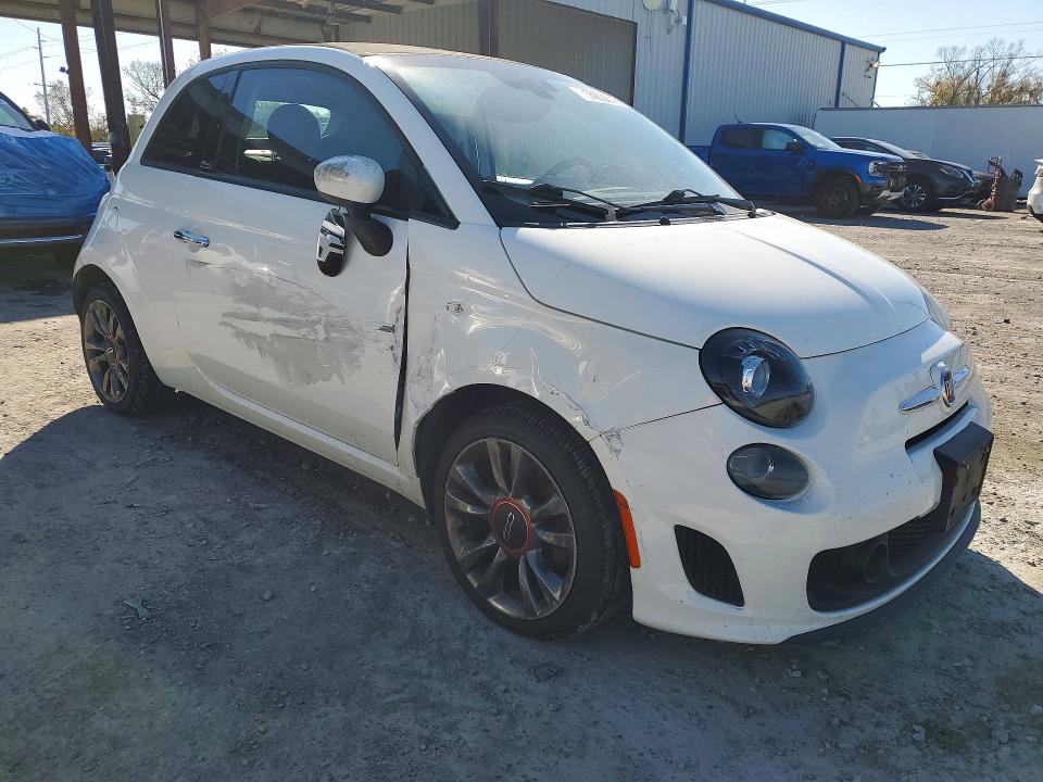 2018 Fiat 500 VIN 3C3CFFLH3JT412227 COPART salvage auction — SIDE, Fl - Cert Of Title Slvg Rebuildable, sold $1,350 on 2026-08-11 (photo 4)