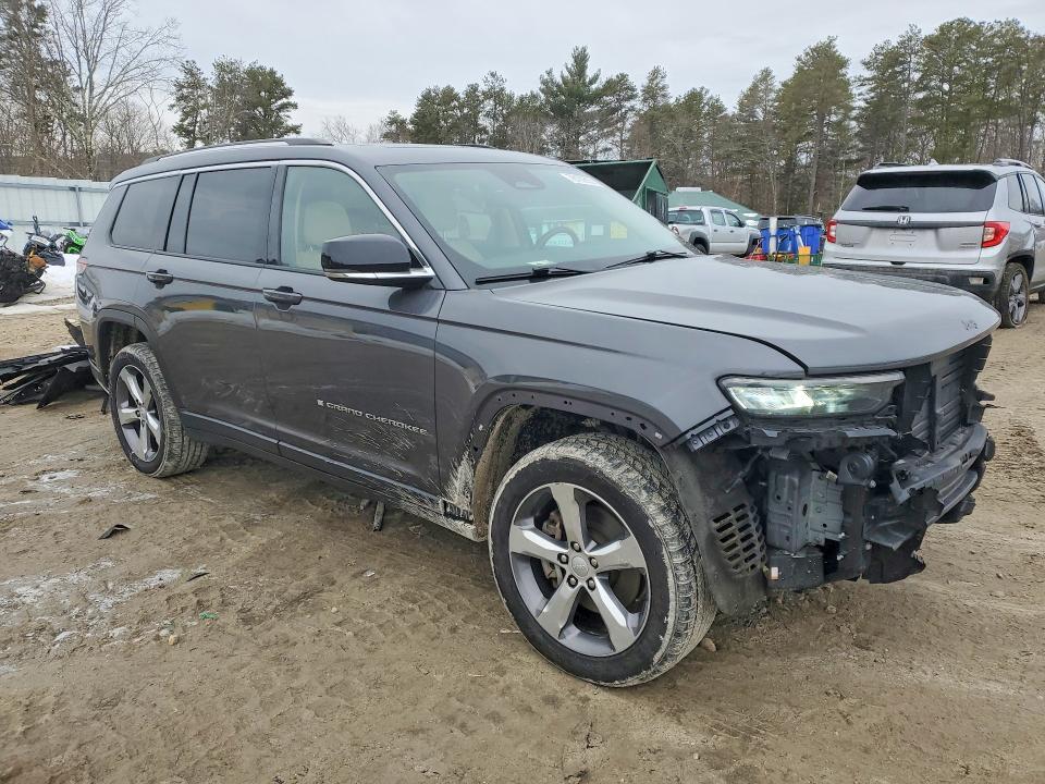 2021 Jeep Grand cherokee VIN 1C4RJKBG0M8144830 COPART salvage auction — UNDERCARRIAGE, Ma - Cert Of Title-Salvage, sold $9,600 on 2026-08-12 (photo 4)