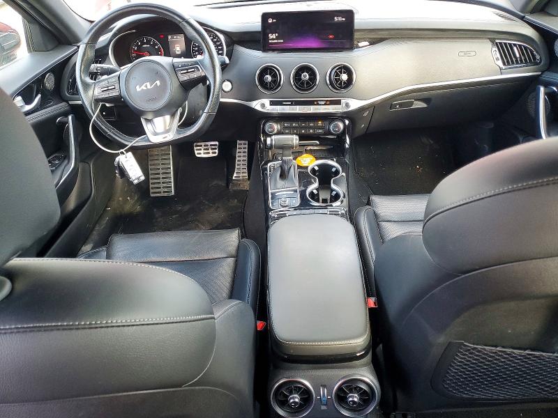 2022 Kia Stinger VIN KNAE35LD1N6109495 COPART salvage auction — FRONT END, Oh - Cert Of Title-Salvage, sold $1,550 on 2026-07-21 (photo 8)
