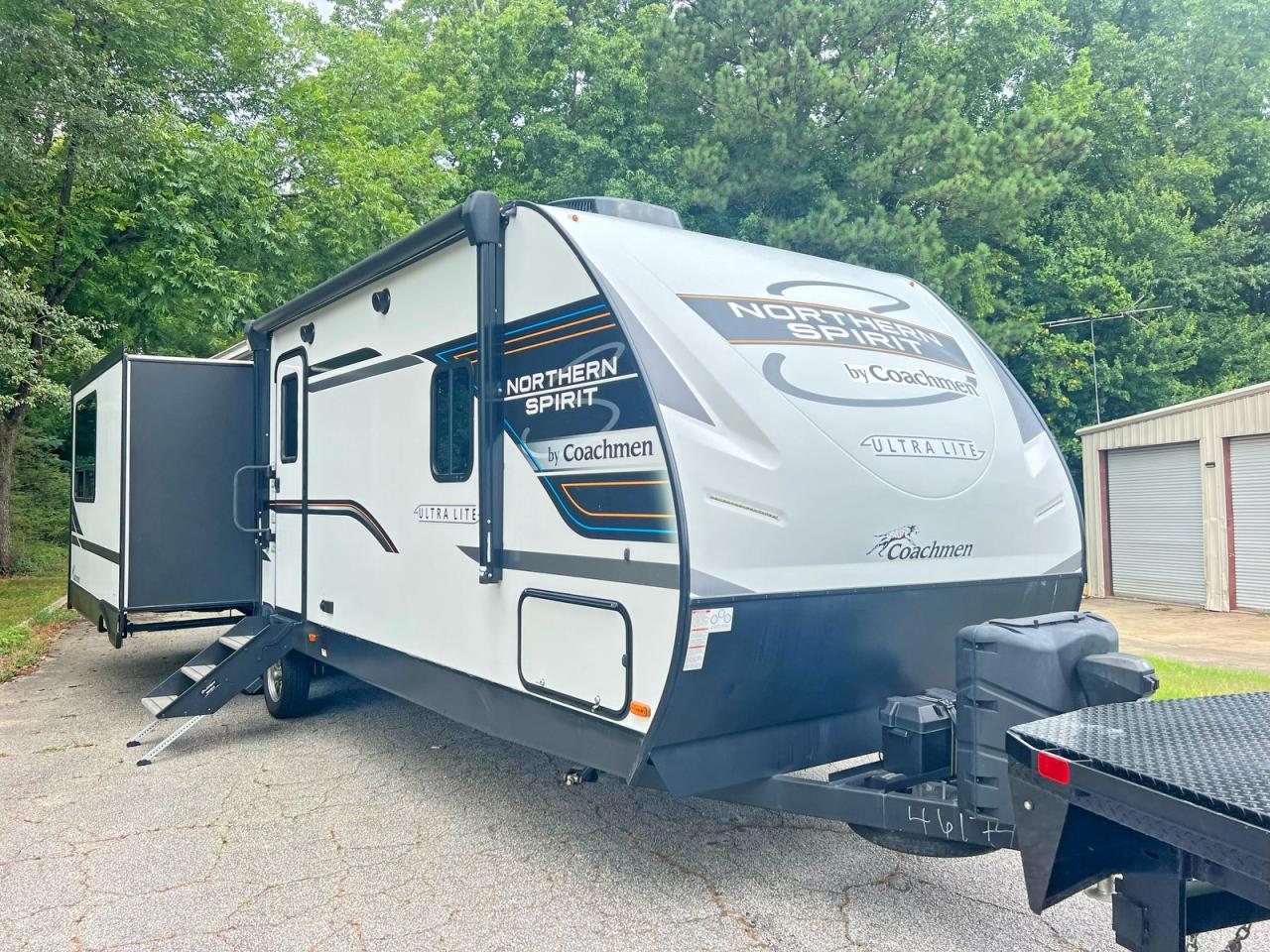 2023 Coachmen All models VIN 5ZT2SBTB7PS046174 COPART salvage auction — Rear End, GA - CERTIFICATE OF TITLE (P), sold $7,100 on 2026-04-09 (photo 1)
