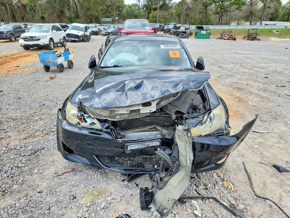 2006 Lexus Is 250 VIN JTHBK262965005862 COPART salvage auction — REAR END, Al - Cert Of Title-Salvage Title, sold $225 on 2026-07-06 (photo 9)