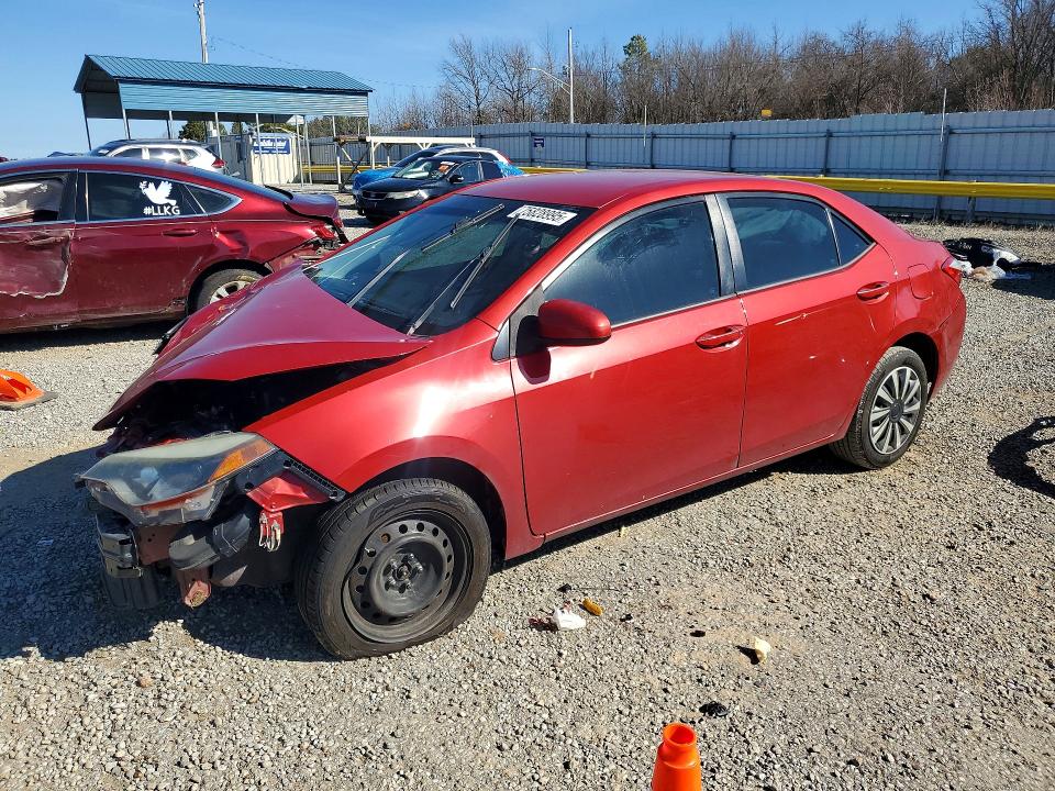 2015 Toyota Corolla VIN 5YFBURHE6FP291913 COPART salvage auction — FRONT END, Tn - Certificate Of Title, sold $1,600 on 2026-07-07 (photo 1)
