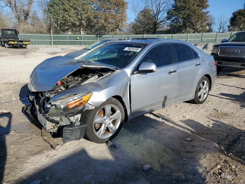 2013 Acura Tsx VIN JH4CU2F44DC011321 COPART salvage auction — FRONT END, Tn - Salvage Certificate, sold $650 on 2026-07-21 (photo 1)
