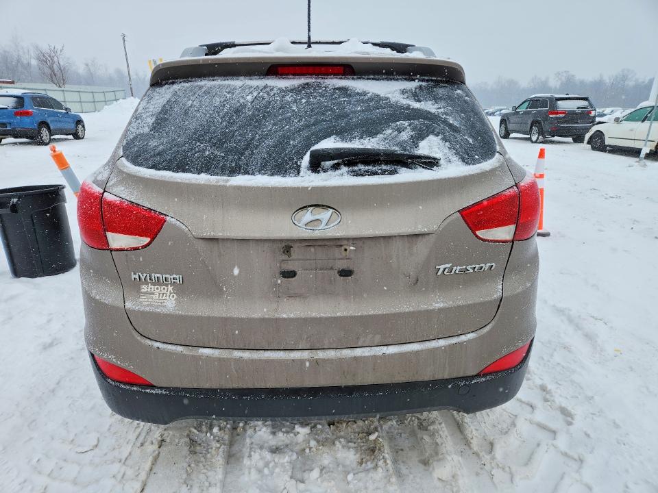 2013 Hyundai Tucson VIN KM8JU3AC5DU721931 COPART salvage auction — REAR END, Oh - Cert Of Title-Salvage, sold $2,250 on 2026-07-07 (photo 6)