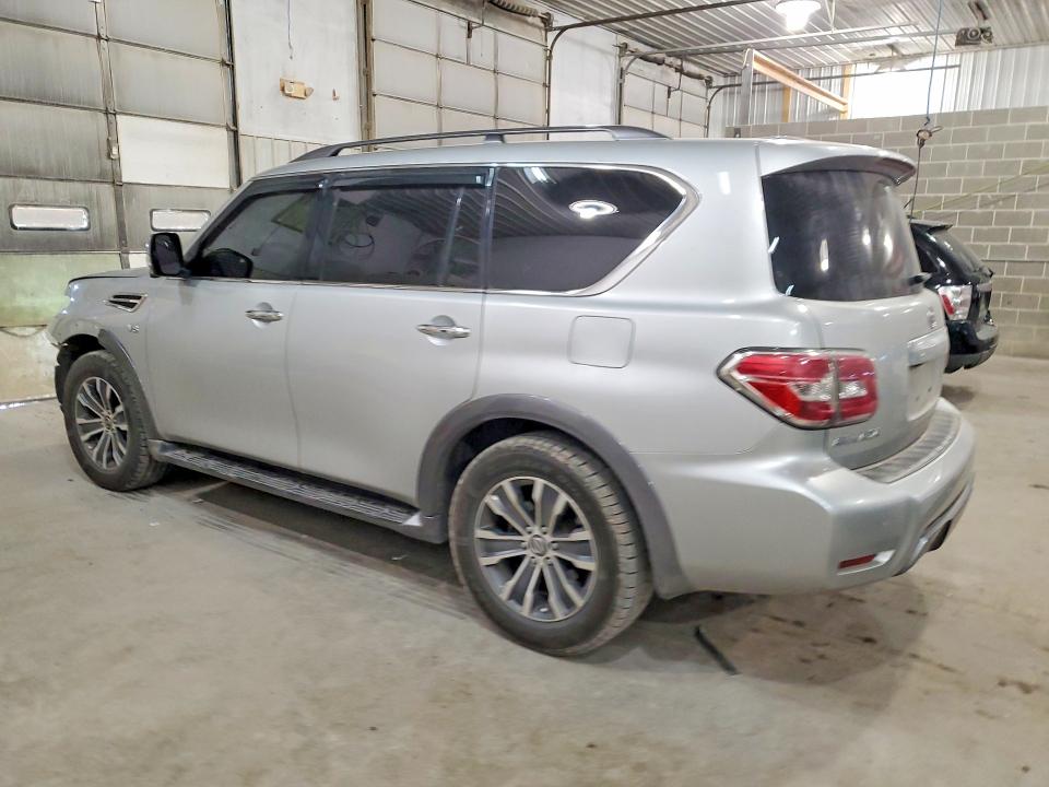 2019 Nissan Armada VIN JN8AY2NDXK9091852 COPART salvage auction — FRONT END, MO - SALVAGE CERTIFICATE OF TITLE, sold $7,200 on 2026-07-28 (photo 2)