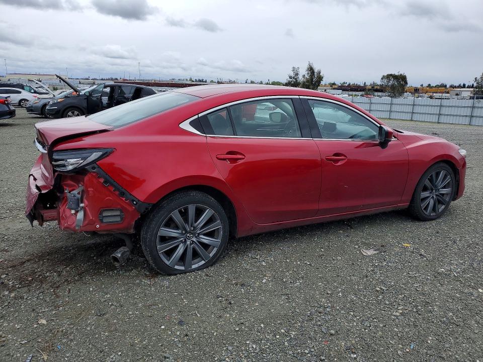 2019 Mazda 6 VIN JM1GL1VM1K1506957 COPART salvage auction — REAR END, Ca - Salvage Certificate, sold $15 on 2026-07-30 (photo 3)