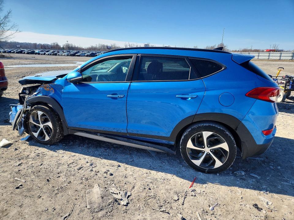 2018 Hyundai Tucson VIN KM8J33A28JU740110 COPART salvage auction — FRONT END, Il - Salvage Certificate, sold $3,350 on 2026-07-08 (photo 2)