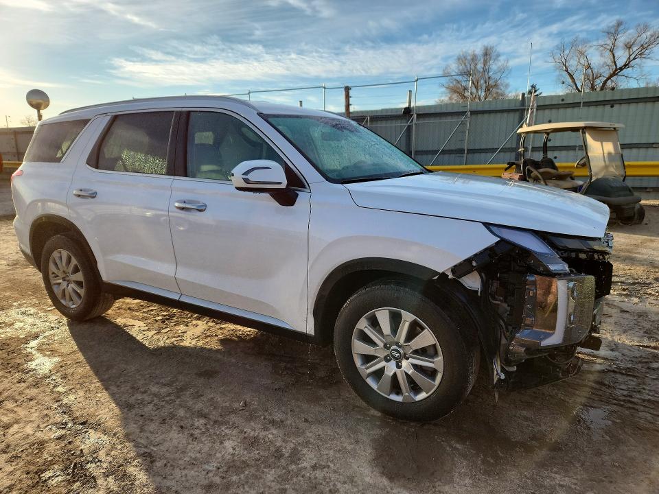 2025 Hyundai Palisade VIN KM8R2DGE1SU876383 COPART salvage auction — FRONT END, Ar - Certificate Of Title, sold $11,100 on 2026-07-13 (photo 4)