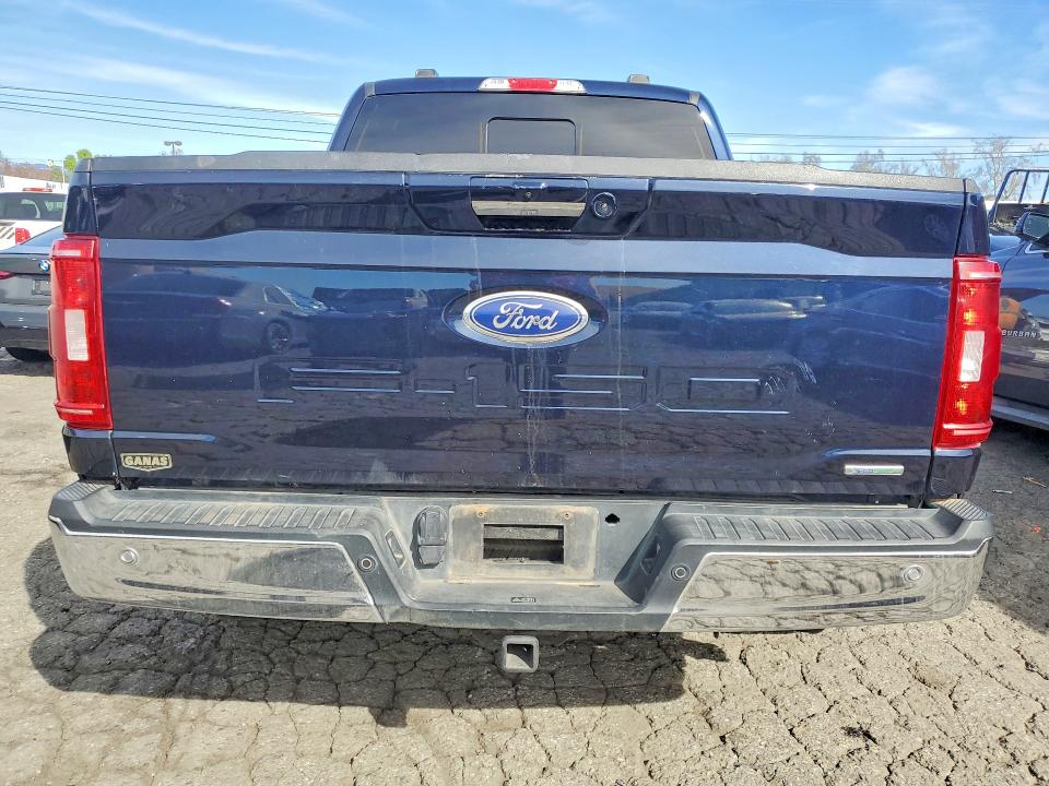 2022 Ford F-150 VIN 1FTEW1EP2NKD84326 COPART salvage auction — FRONT END, Ca - Salvage Certificate, sold $10,300 on 2026-07-09 (photo 6)