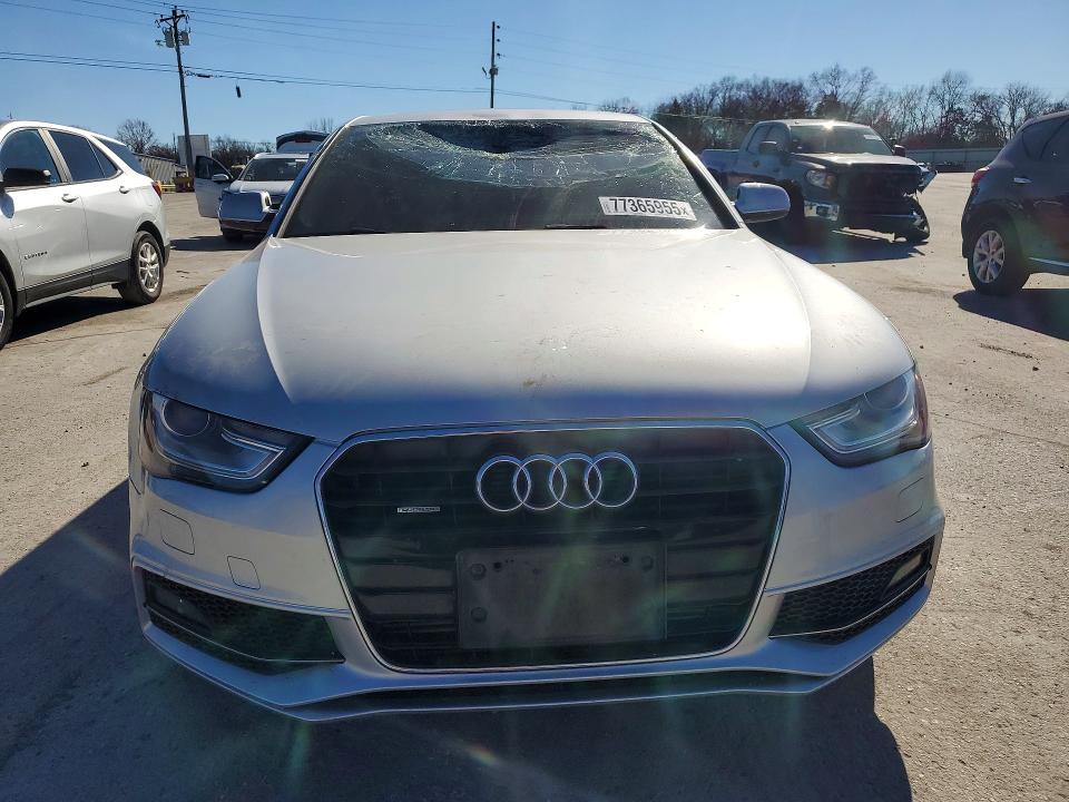 2014 Audi A4 VIN WAUFFAFL2EN045254 COPART salvage auction — ROOF, Md - Cert Of Salvage > 75% Damage, sold $175 on 2026-06-29 (photo 5)
