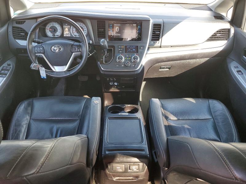 2017 Toyota Sienna VIN 5TDXZ3DC1HS804181 COPART salvage auction — REAR END, Nc - Salvage Certificate Of Title, sold $9,200 on 2026-08-19 (photo 8)