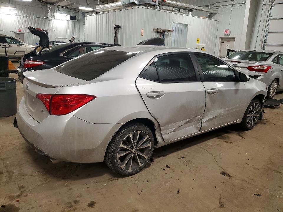 2019 Toyota Corolla VIN 5YFBURHE8KP857144 COPART salvage auction — FRONT END, Id - Salvage Certificate Of Title, sold $325 on 2026-06-30 (photo 3)