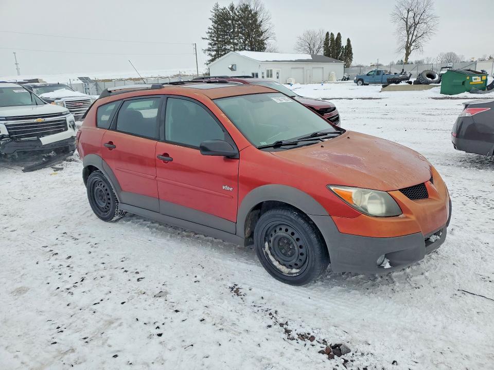 2004 Pontiac Vibe VIN 5Y2SL628X4Z418640 COPART salvage auction — REAR END, In - Bill Of Sale - Parts Only, sold $225 on 2026-07-21 (photo 4)