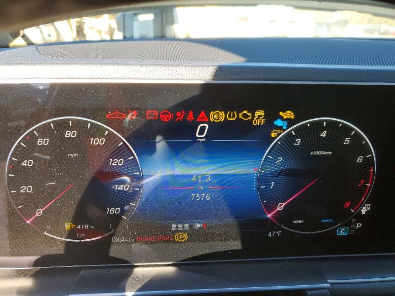 2026 Mercedes-benz Gle class VIN 4JGFB4FB8TB495542 COPART salvage auction — FRONT END, TX - SALVAGE VEHICLE TITLE, sold $29,750 on 2026-07-10 (photo 9)