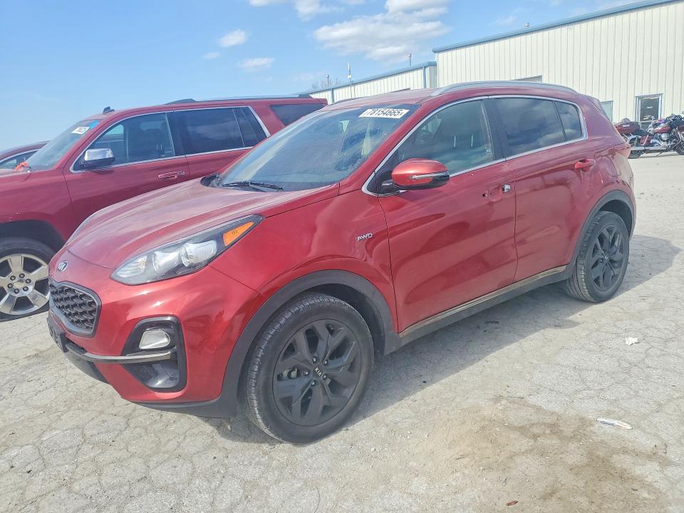 2020 Kia Sportage VIN KNDP6CAC1L7800180 COPART salvage auction — VANDALISM, Mo - Salvage Certificate Of Title, sold $300 on 2026-07-02 (photo 1)