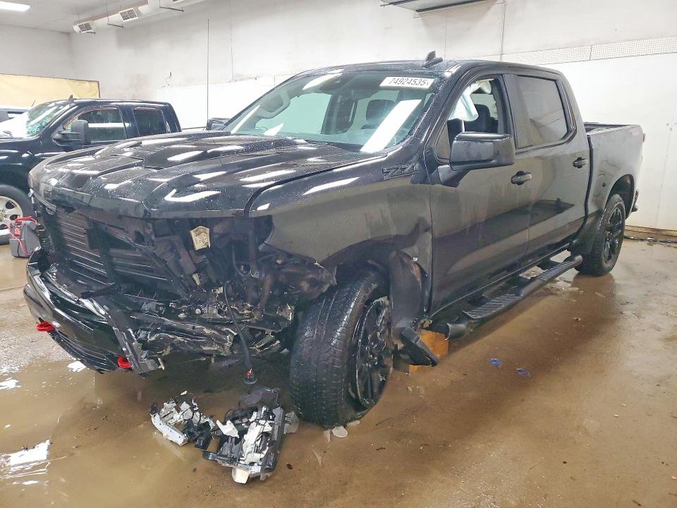 2024 Chevrolet Silverado VIN 3GCUDFED1RG330288 COPART salvage auction — FRONT END, Mi - Cert Of Title-Salvage Vehicle, sold $11,000 on 2026-07-29 (photo 1)