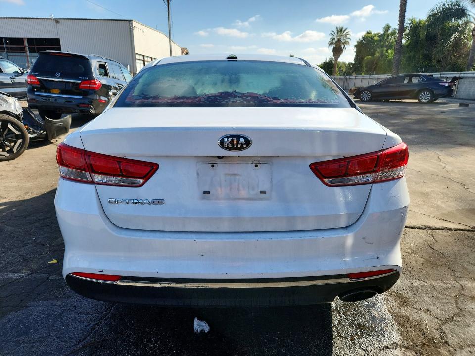 2016 Kia Optima VIN 5XXGT4L37GG038529 COPART salvage auction — FRONT END, Ca - Certificate Of Title, sold $200 on 2026-07-02 (photo 6)