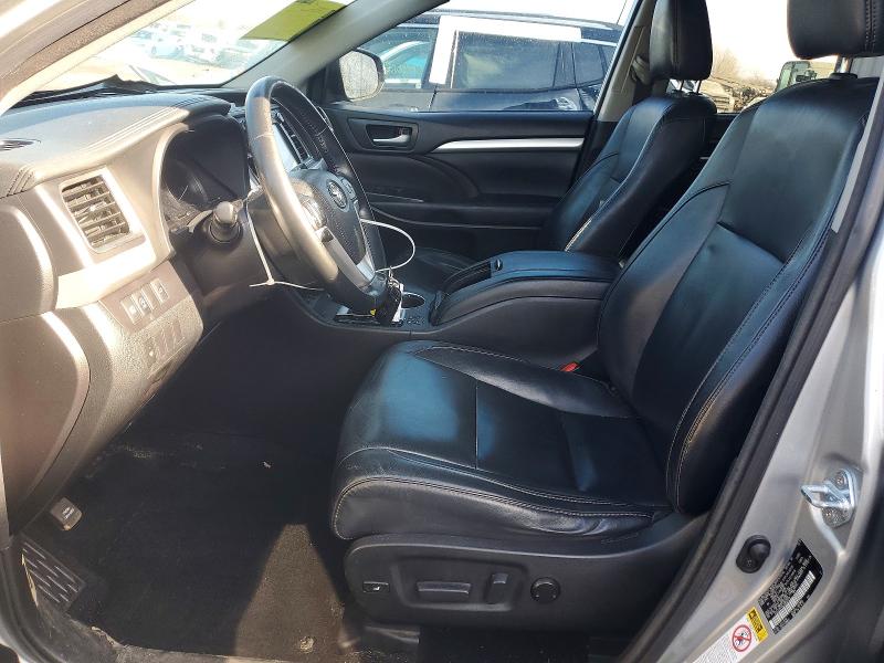 2018 Toyota Highlander VIN 5TDJZRFH4JS802979 COPART salvage auction — REAR END, Il - Salvage Certificate, sold $250 on 2026-07-30 (photo 7)