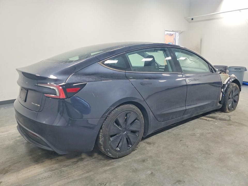 2024 Tesla Model 3 VIN 5YJ3E1EB4RF755309 COPART salvage auction — FRONT END, VA - CERT OF TITLE - SALVAGE, sold $13,700 on 2026-07-23 (photo 3)